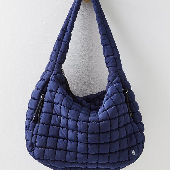 NWT FP Movement Quilted Carryall Bag Color French Blue - Picture 1 of 4
